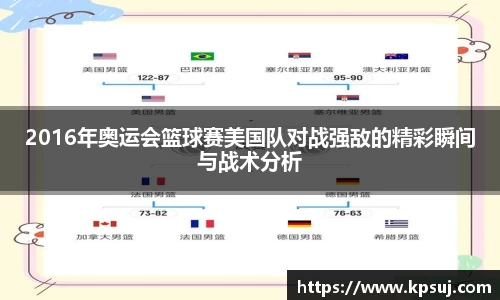 2016年奥运会篮球赛美国队对战强敌的精彩瞬间与战术分析